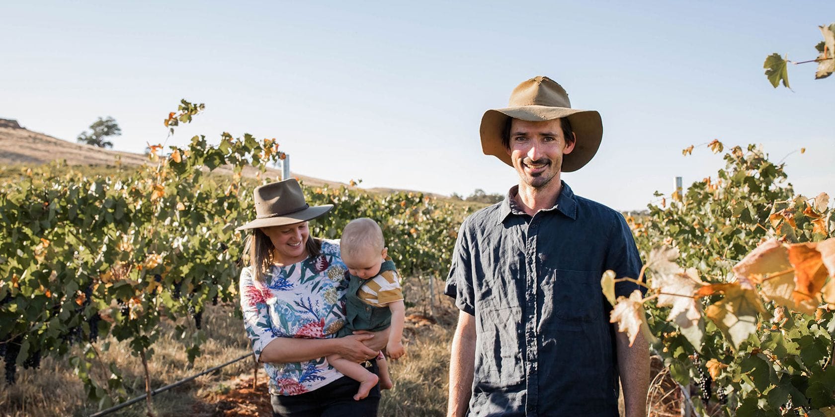 GKLR Wines in their Colbinabbin vineyard